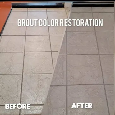grout dyeing and color sealing
